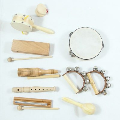 wooden musical set