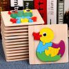 Wooden puzzle duck