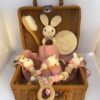 Peach with rabbit