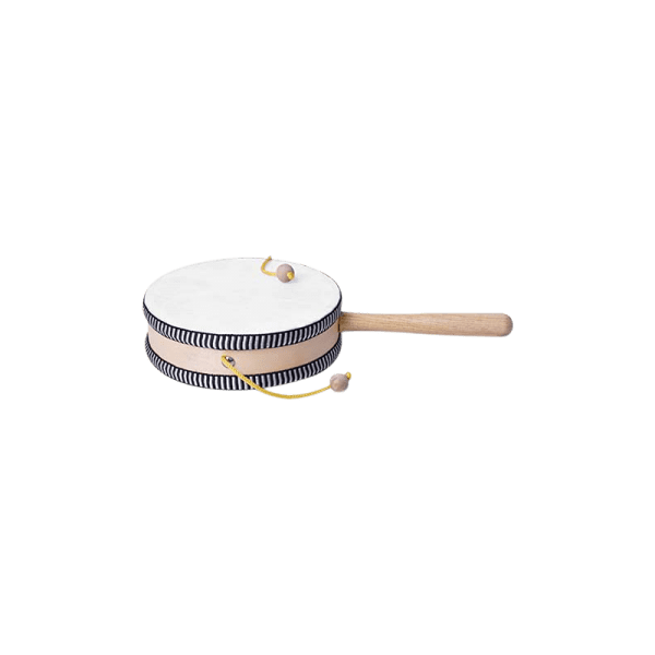 wooden musical hand drum