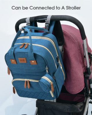 diaper bag with stroller strap
