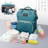 Convertible nappy bag features large capacity