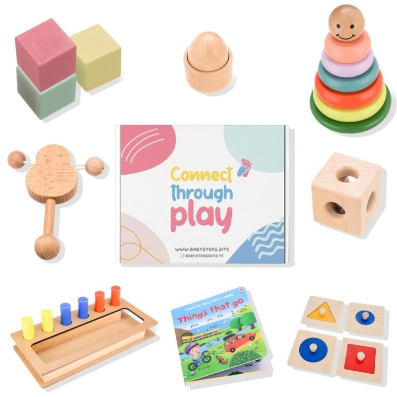 Child developmental toys box for 910 month old Babysteps