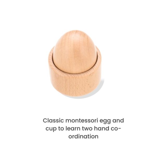 montessori egg and cup