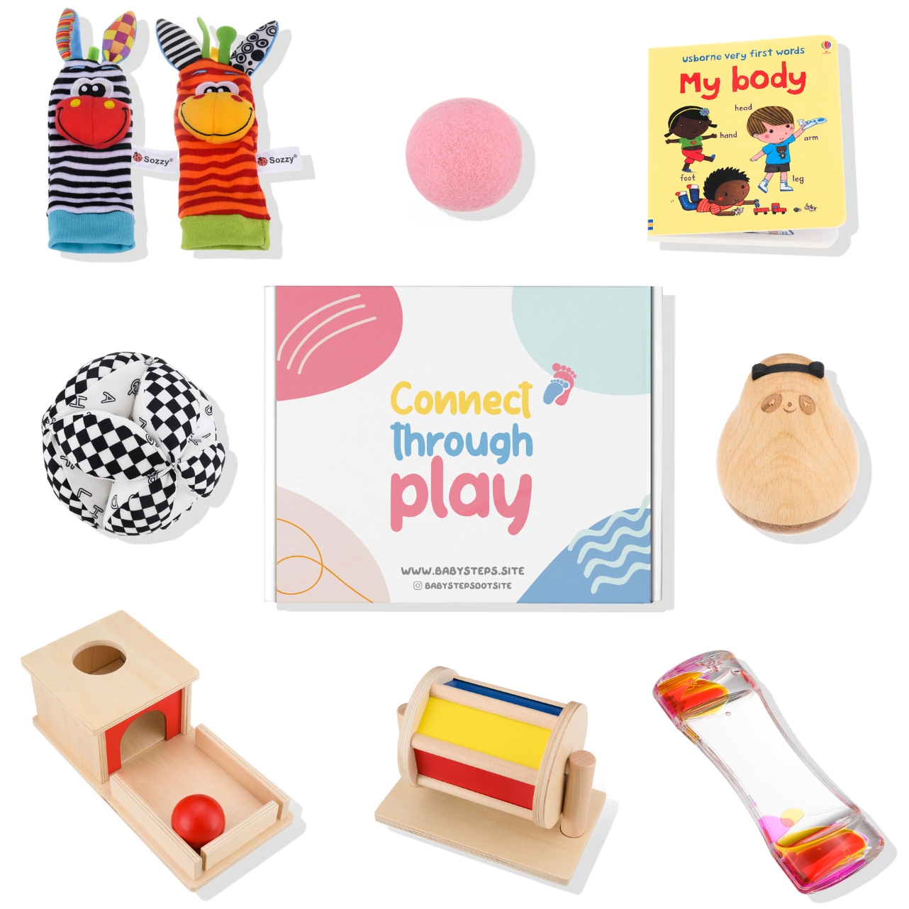 Montessori aligned baby toys subscription box without commitment